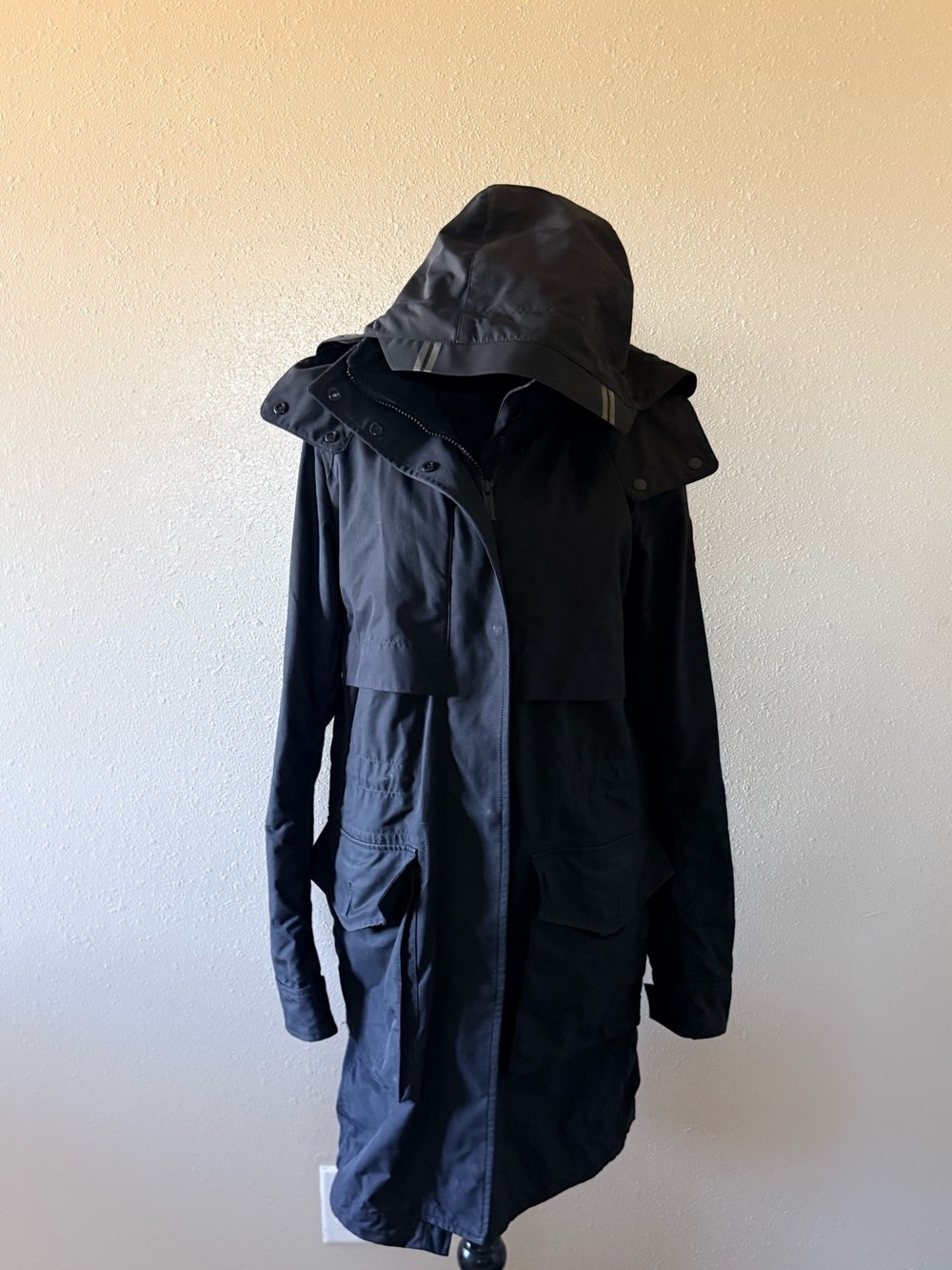 Canada Goose Black Shell Parka | Size Small | No Fill | Light Wear